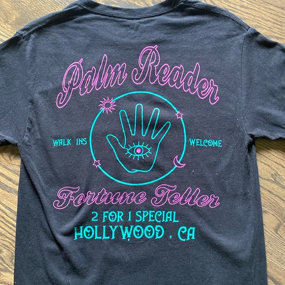 Pacsun Black Palm Reader T-Shirt - Picture 2 of 5